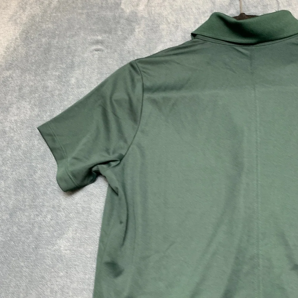 Nike Golf Tour Performance Dri Fit Polo Shirt Womens Medium Green Short Sleeve - Picture 13 of 13